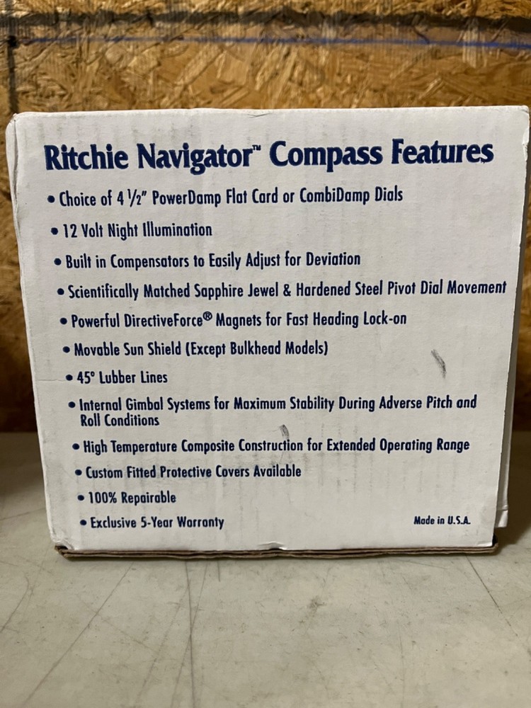 Ritchie FN-203 Navigator Compass - Flush Mount - Black