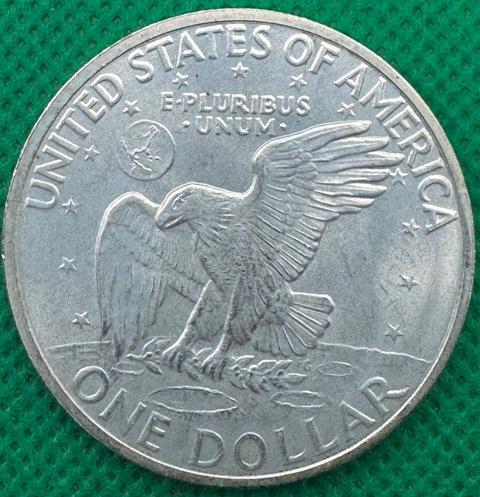 1971-S BU SILVER EISENHOWER DOLLAR 40% Silver(118d)