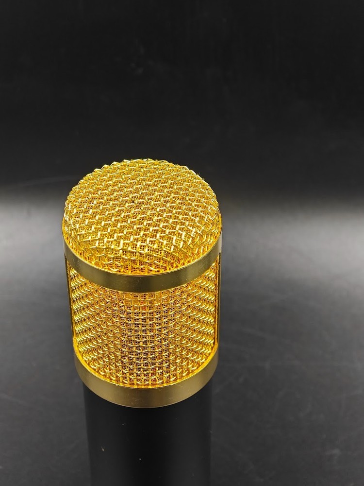 BM-800 Condenser Microphone Black/Gold Used Working