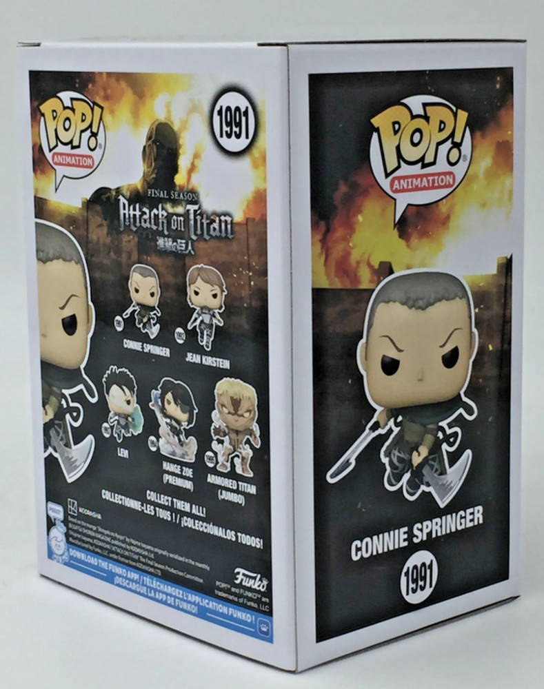 Funko Pop! Animation Attack on Titan Connie Springer #1991 With Pop Protector