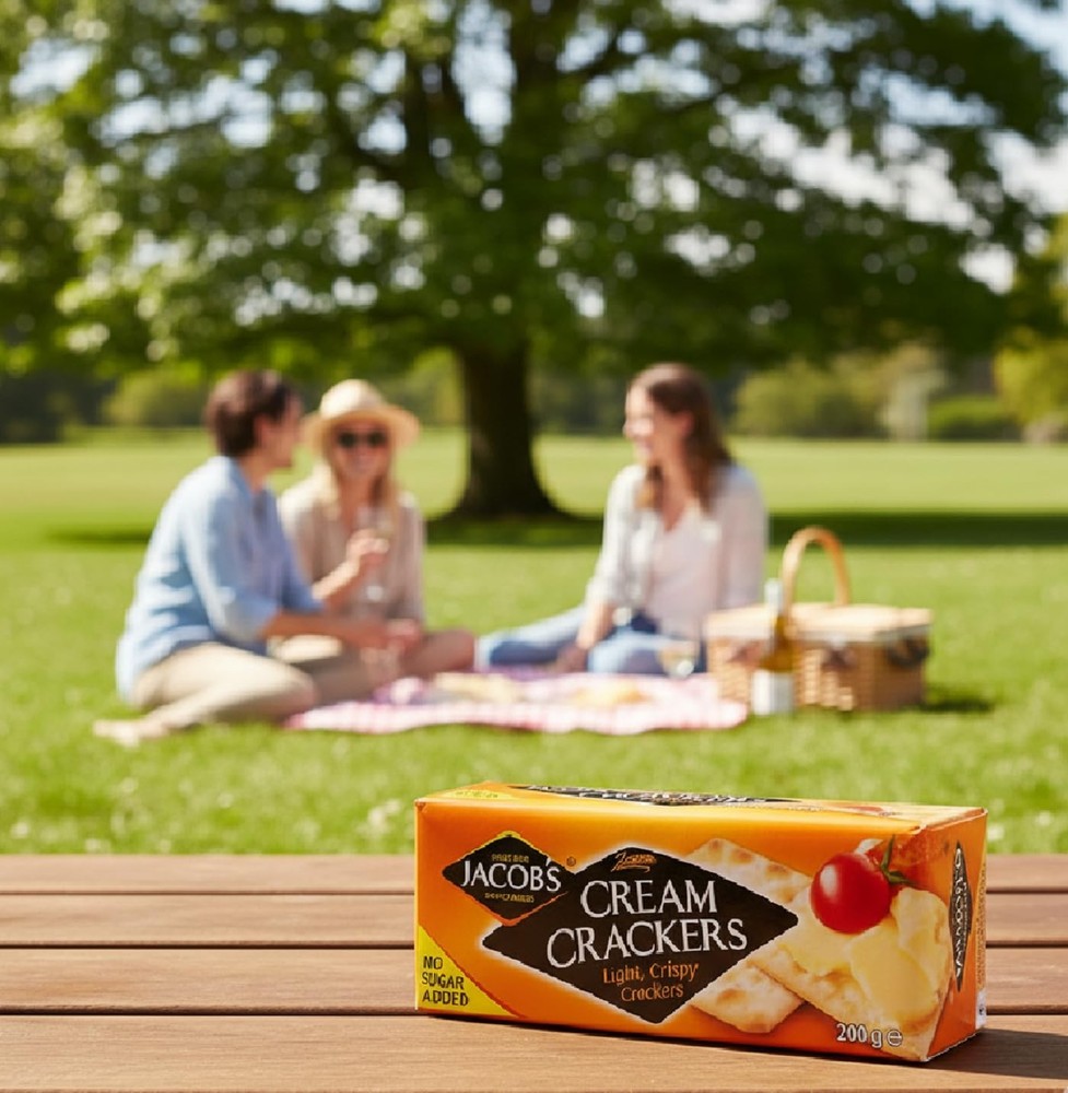 Cream Crackers 7.05 Oz,Pack of 4