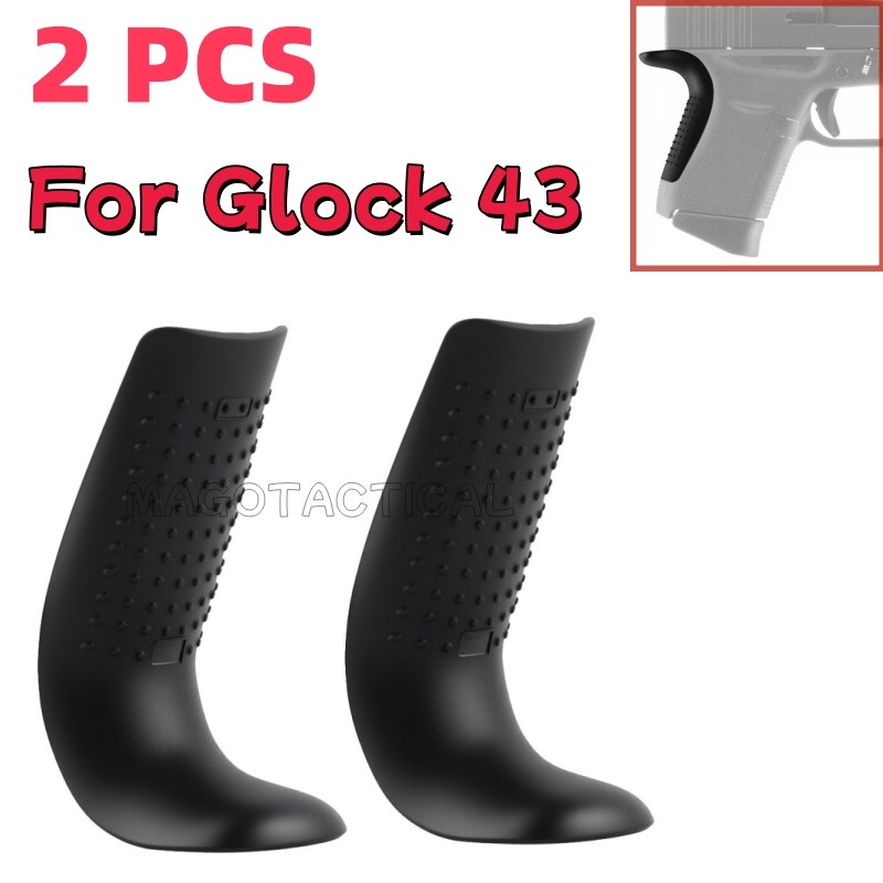 2PCS for Glock 43 G43 Polymer Beavertail Backstrap Replacement Kit Middle Size