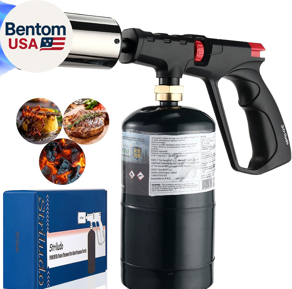 POWERFUL Grill & Cooking Propane Torch,Sear Torch Sous Vide,Culinary Kitchen Blo