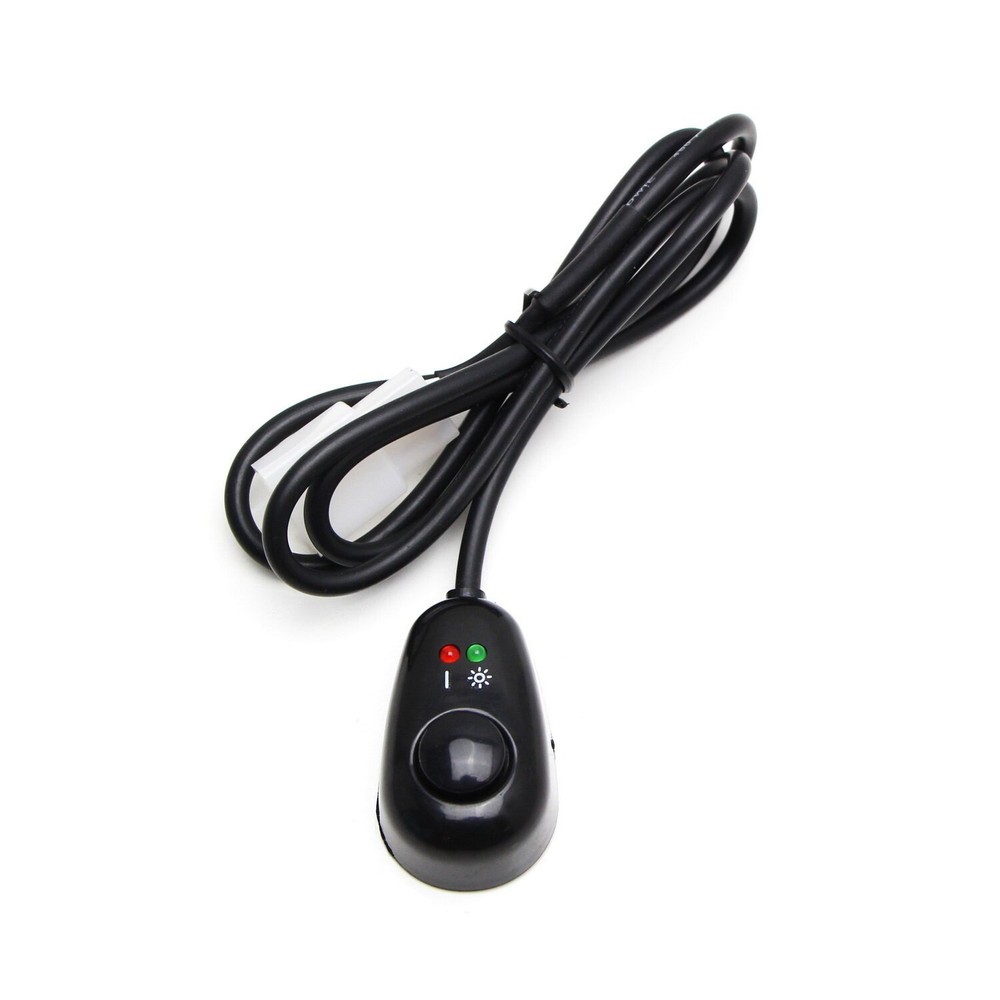 New Water Drop Shape 12V Push Button Switch With Red/Green LED Indicator Lights