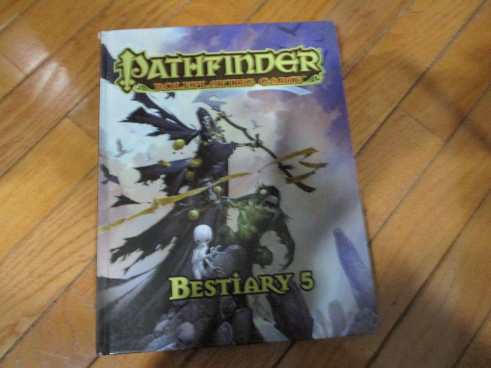 D&D D20 Paizo Pathfinder Bestiary 5 HC