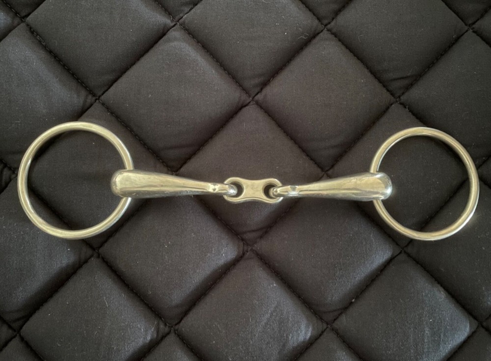 French Link O Ring Snaffle Horse Bit 6”