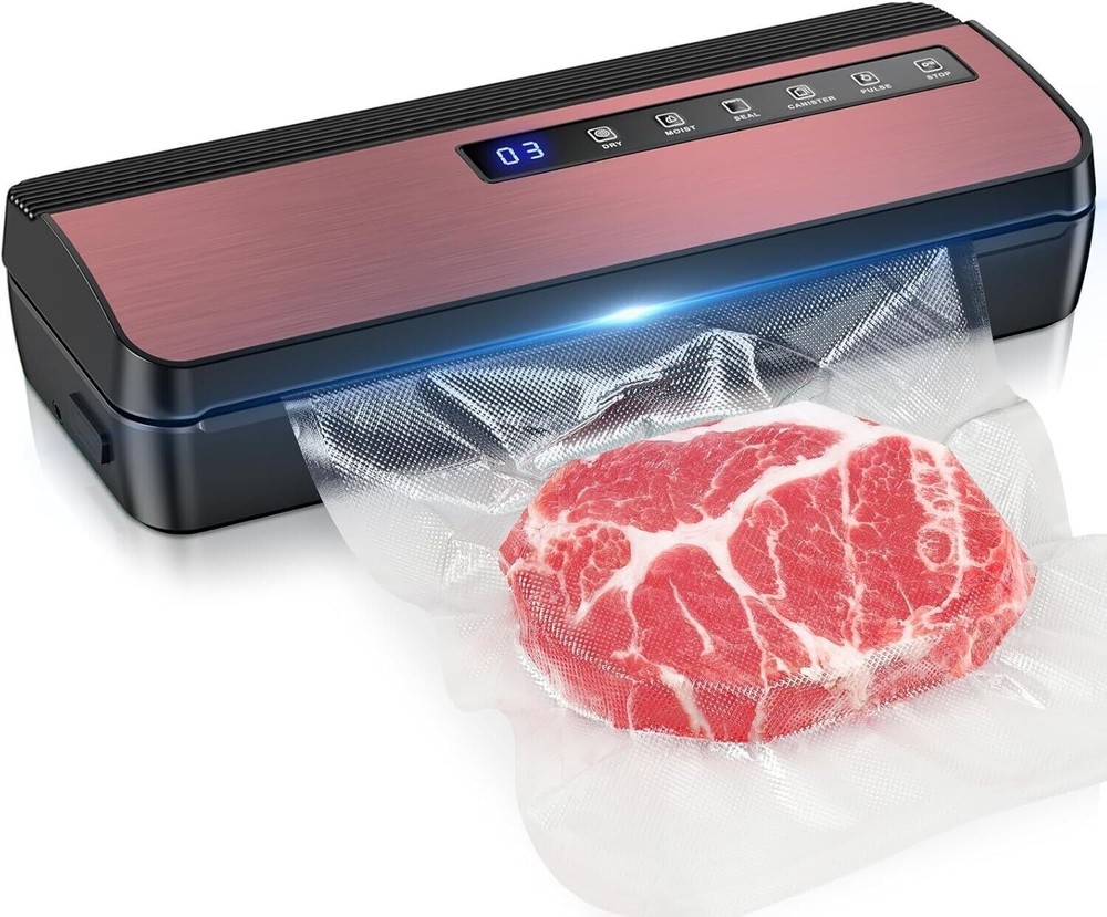 NIEPU Vacuum Sealer - Powerful Suction, Multiple Modes, Compact Design