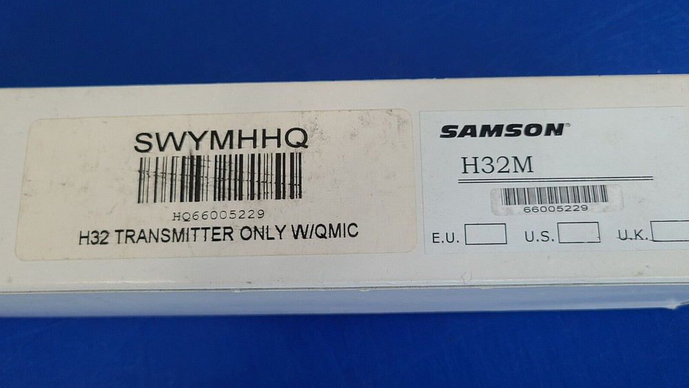 SAMSON UHF MICRO 32 CH DIVERSITY WIRELESS LAVALIERE & HANDHELD CAMERA MIC SYSTEM