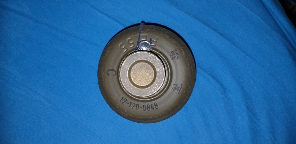 Original NOS German gas mask filter FE55