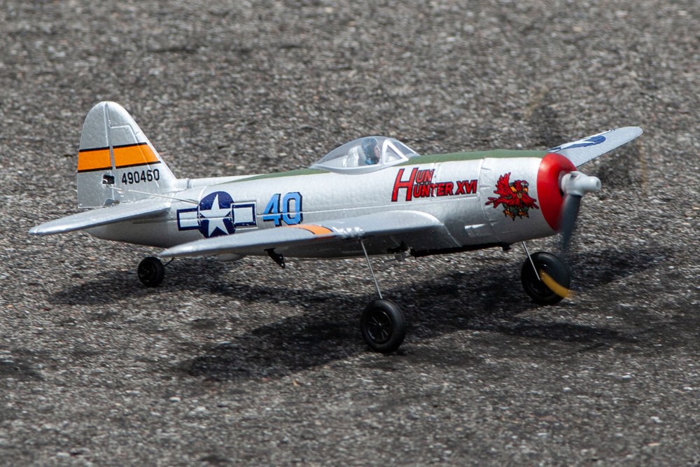 P-47 Thunderbolt Micro Warbirds RTF RC Airplane w/PASS Stability Assist