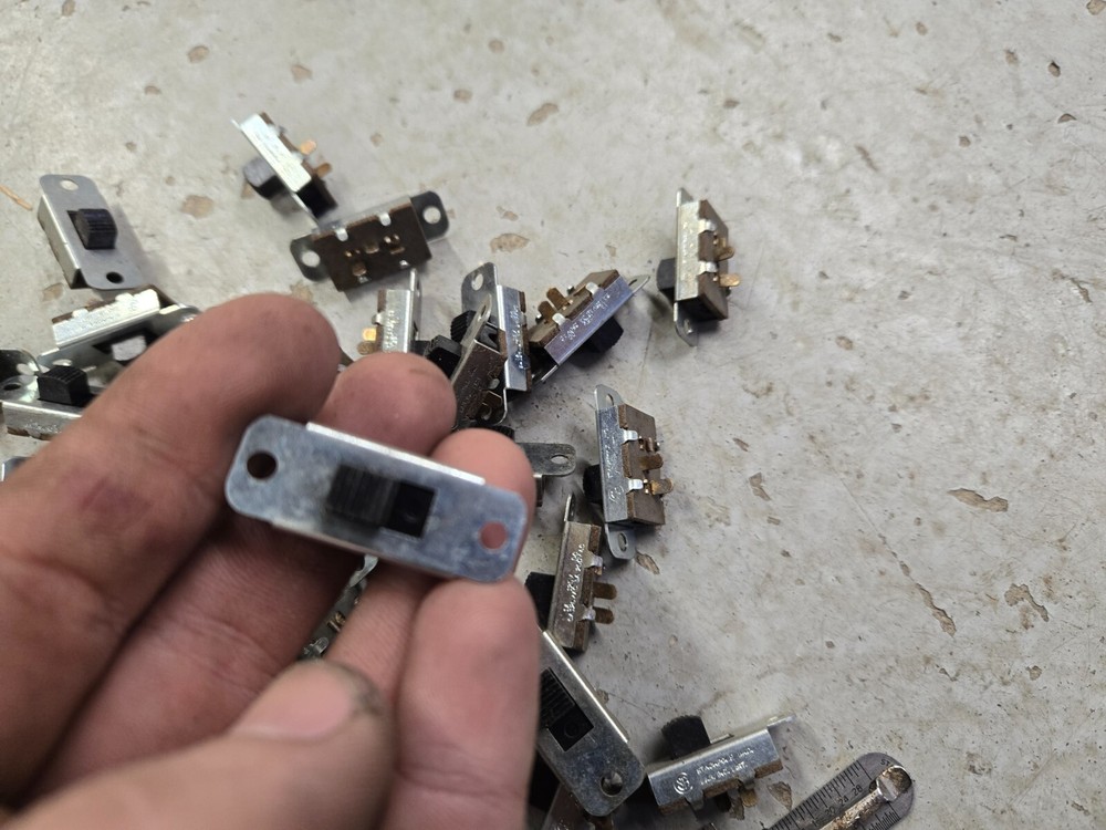 Lot of Stackpole Slide Switch 6A/125VAC Mount, NOS