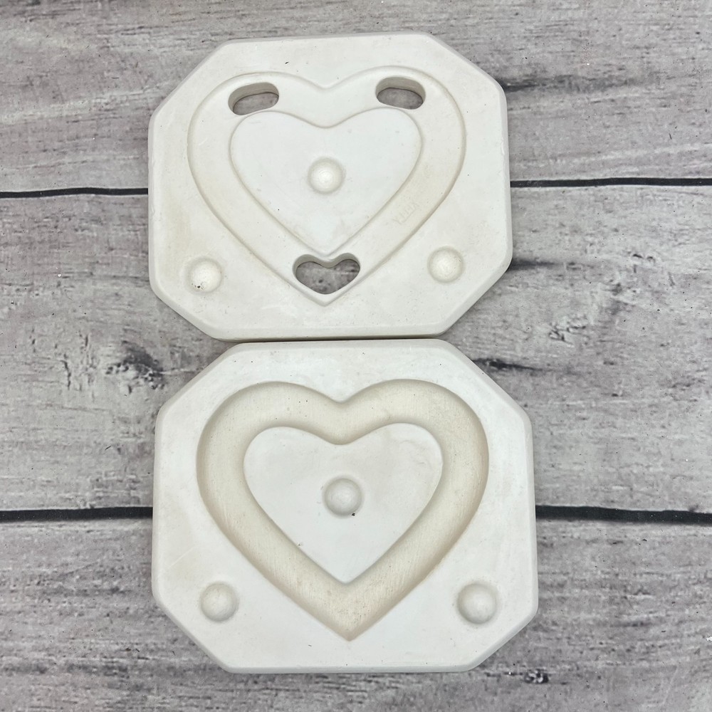 Kelly Ceramic Casting Mold Heart #745