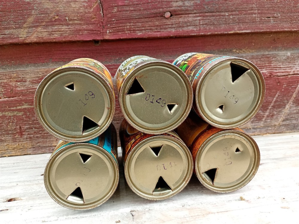 4 - American Brewers Historical Collection Empty Beer Cans