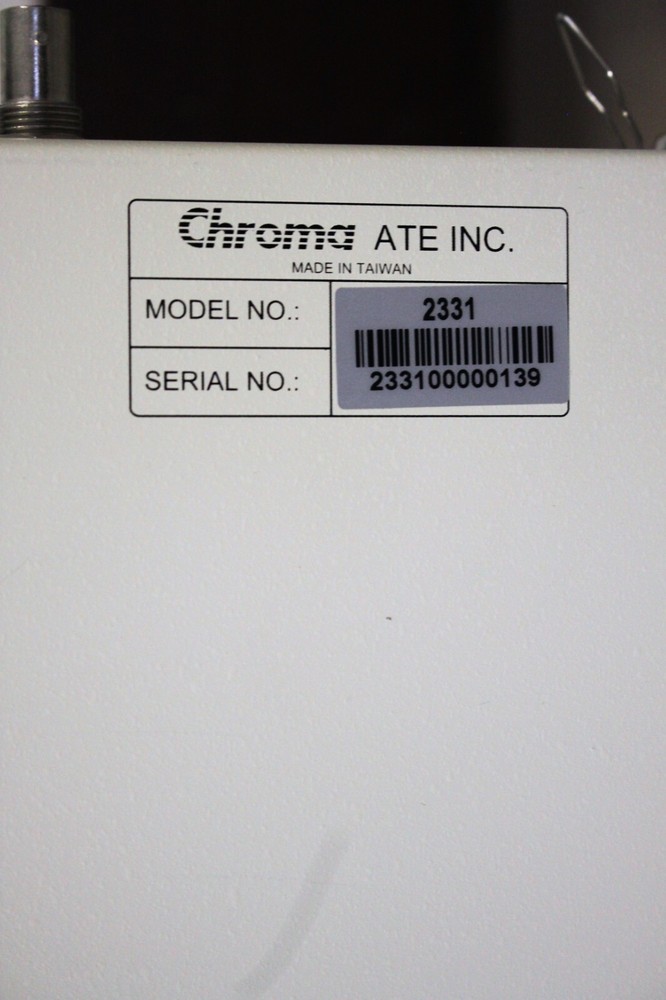 Chroma 2331 True Color Video Pattern Generator ( 6480)