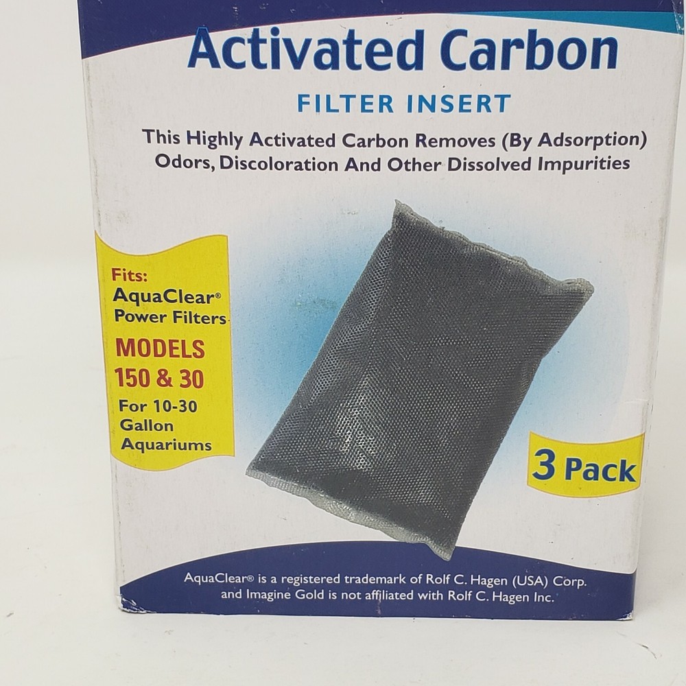 IMAGINE Activated Carbon Filter Insert Models 150 & 30 Filter Insert 3 Pack