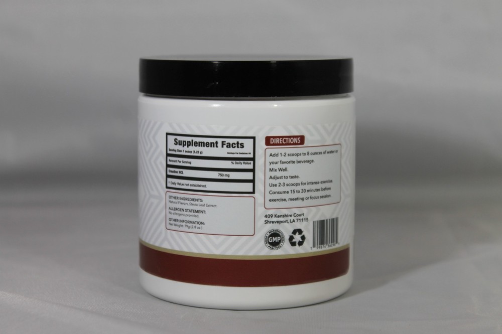 True Code Core Supplements Creatine HCl Powder - 64 Servings