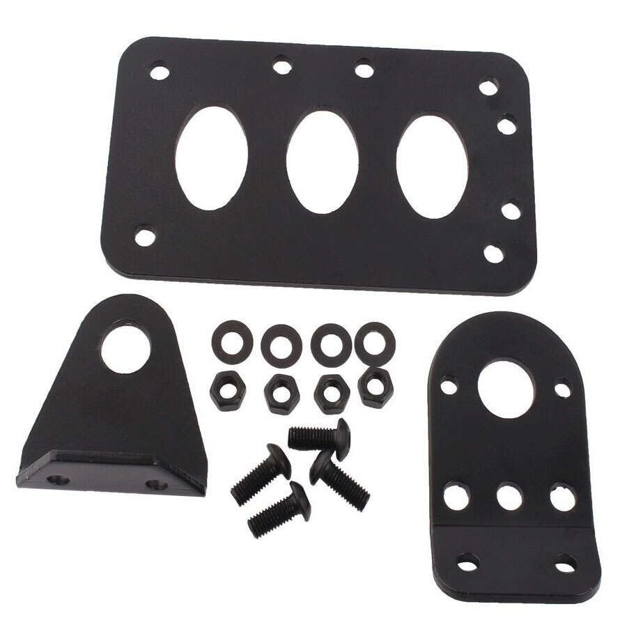 Motorcycle universal Black Side Mount License Plate Bracket Holder For Harley