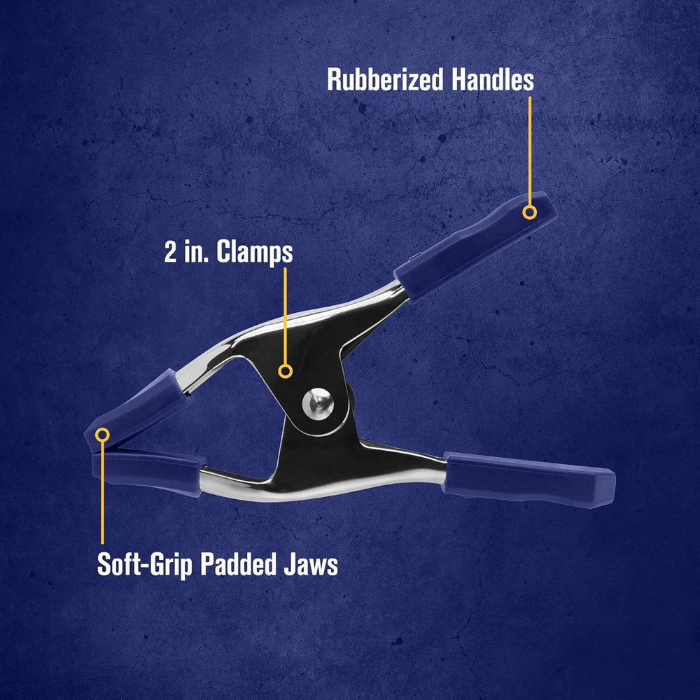 Tools QUICK-GRIP Metal Spring Clamp, 2-Inch (222702)