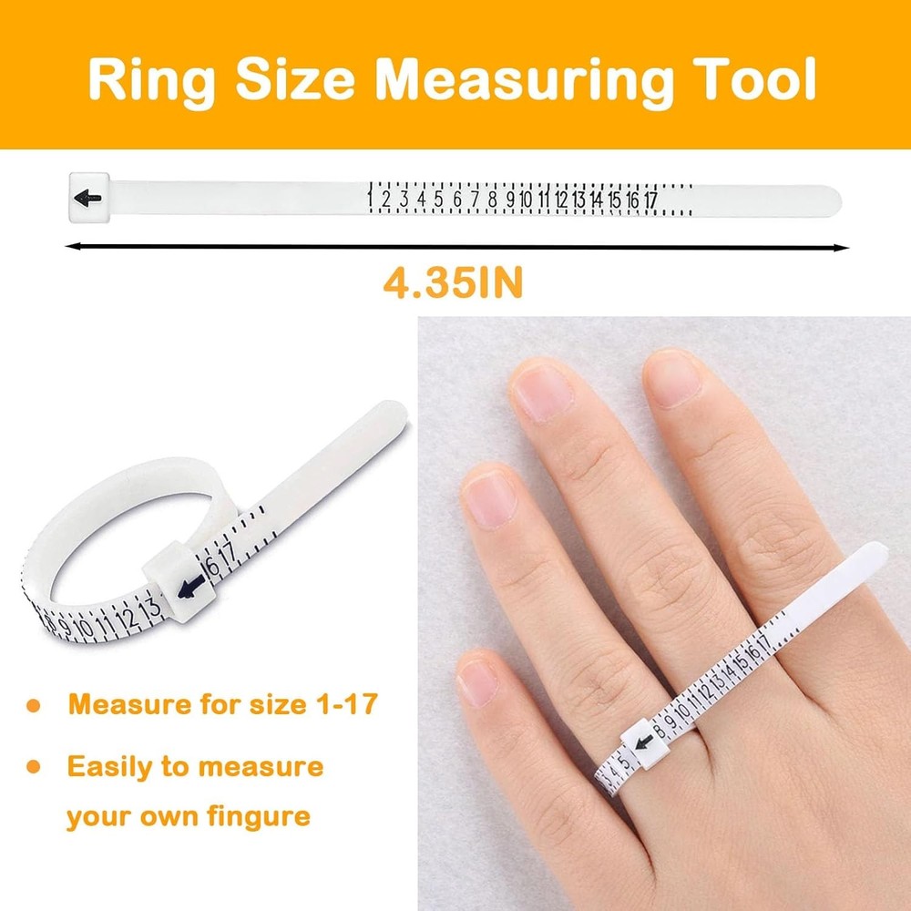 Ring Sizers for Loose Rings, 12 Packs Ring Guards & 1 Ring Sizer Belt, Ring Size