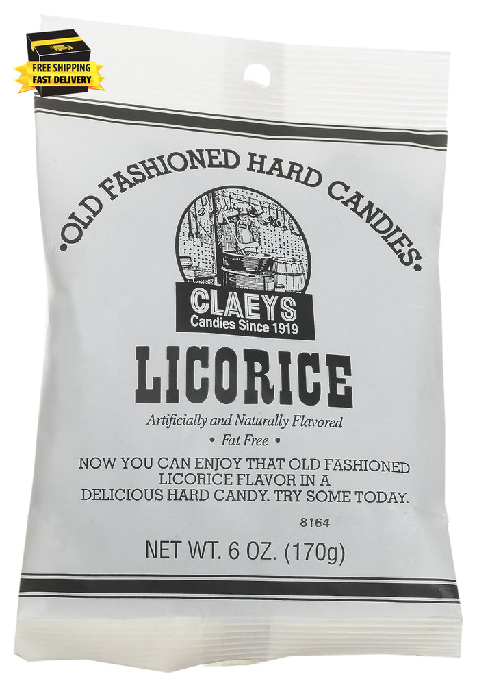 , Old Fashioned Hard Candy Licorice, 6 Oz ⭐️⭐️⭐️⭐️⭐️