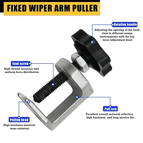 Wiper Arm Puller and Battery Terminal Removal Tool，Windshield Wiper Arm