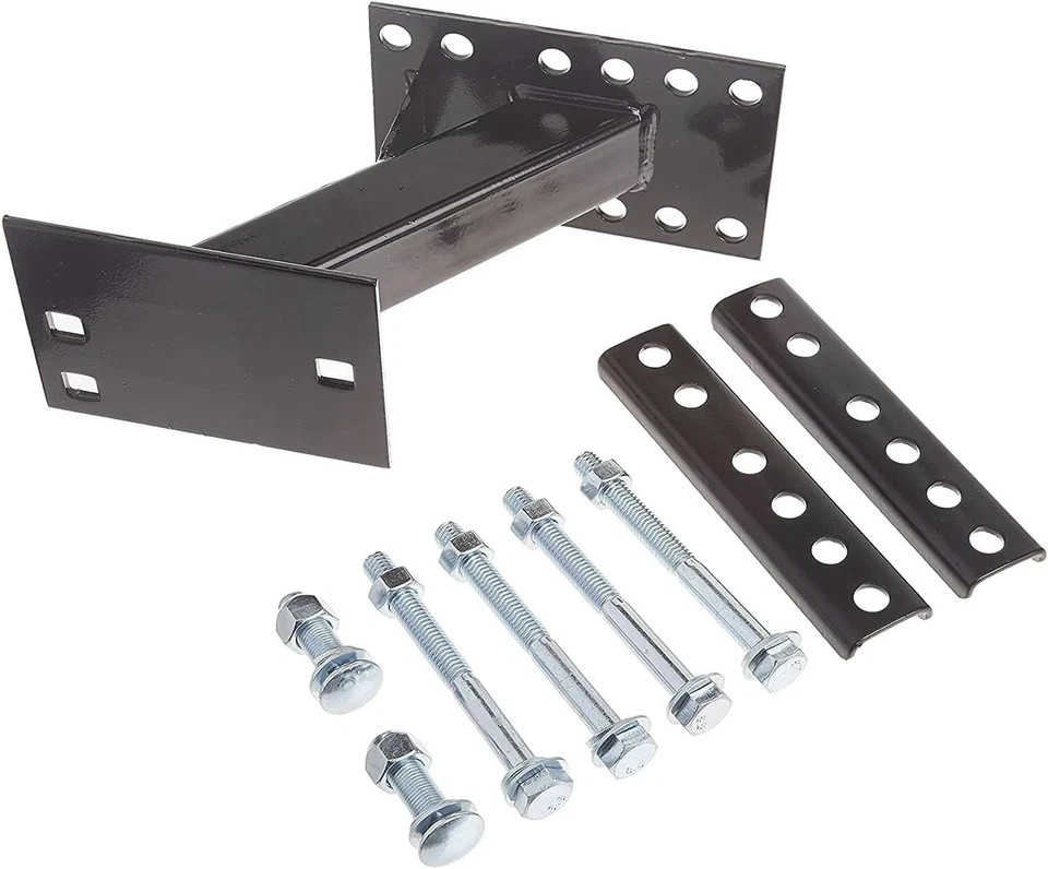 Spare Tire Carrier Trailer Mount Wheel Holder Camper RV Boat Tongue Powder Coat