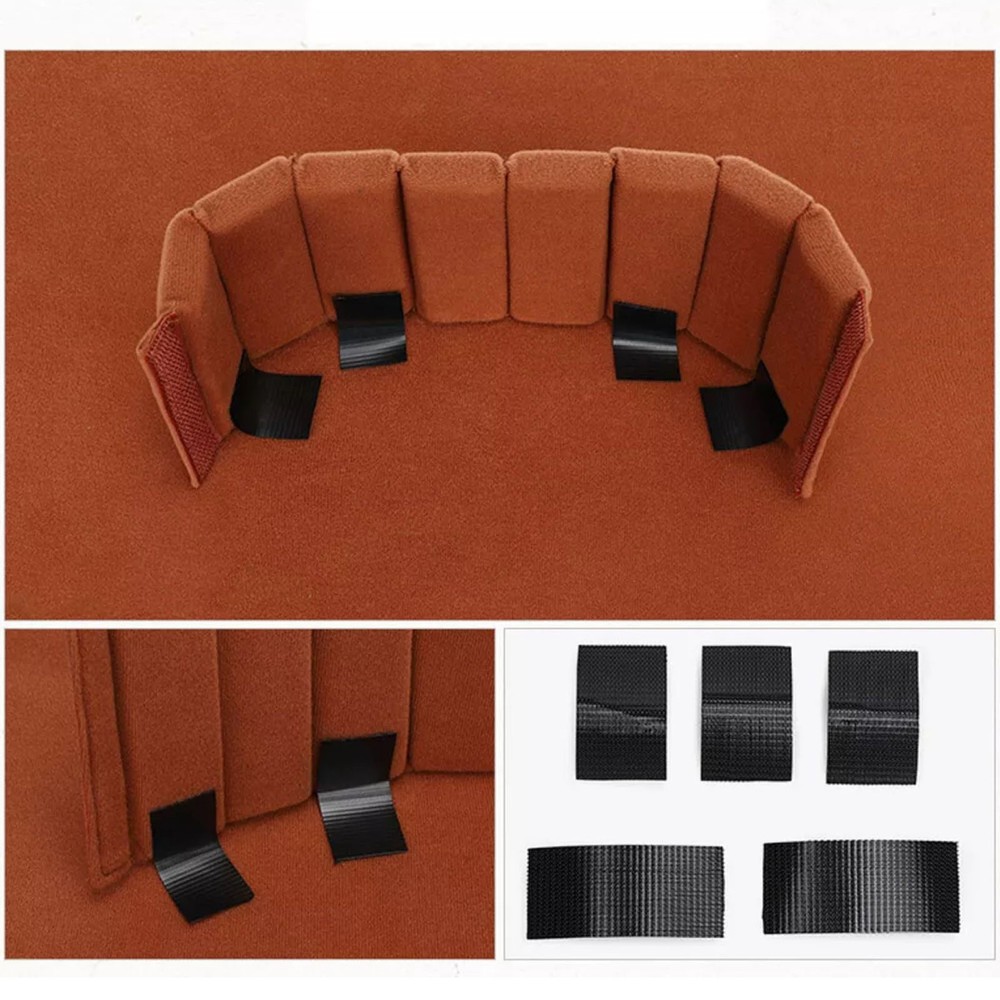 4PCS Dacron Camera Bag Case Insert Partition Divider Protection Pad Accessories