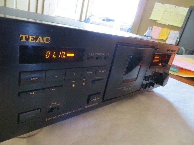 TEAC V-5000 Stereo Cassette Deck Plus Remote