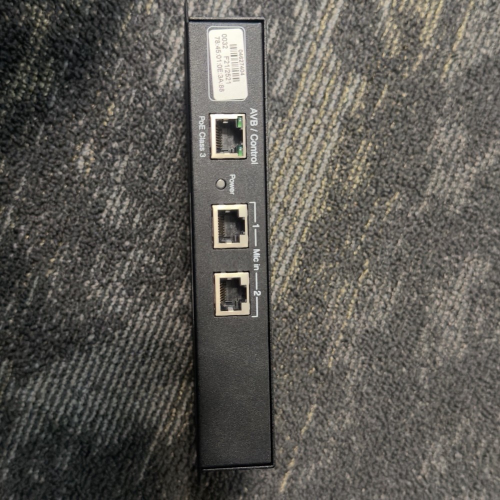 Biamp Parlé TCM‑X Network Audio Interface/Ceiling Mic System Controller - Tested