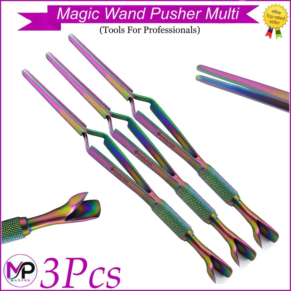 New Acrylic Nail Pincher & Magic Wand Pusher – Multi-Function Nail Art Tool