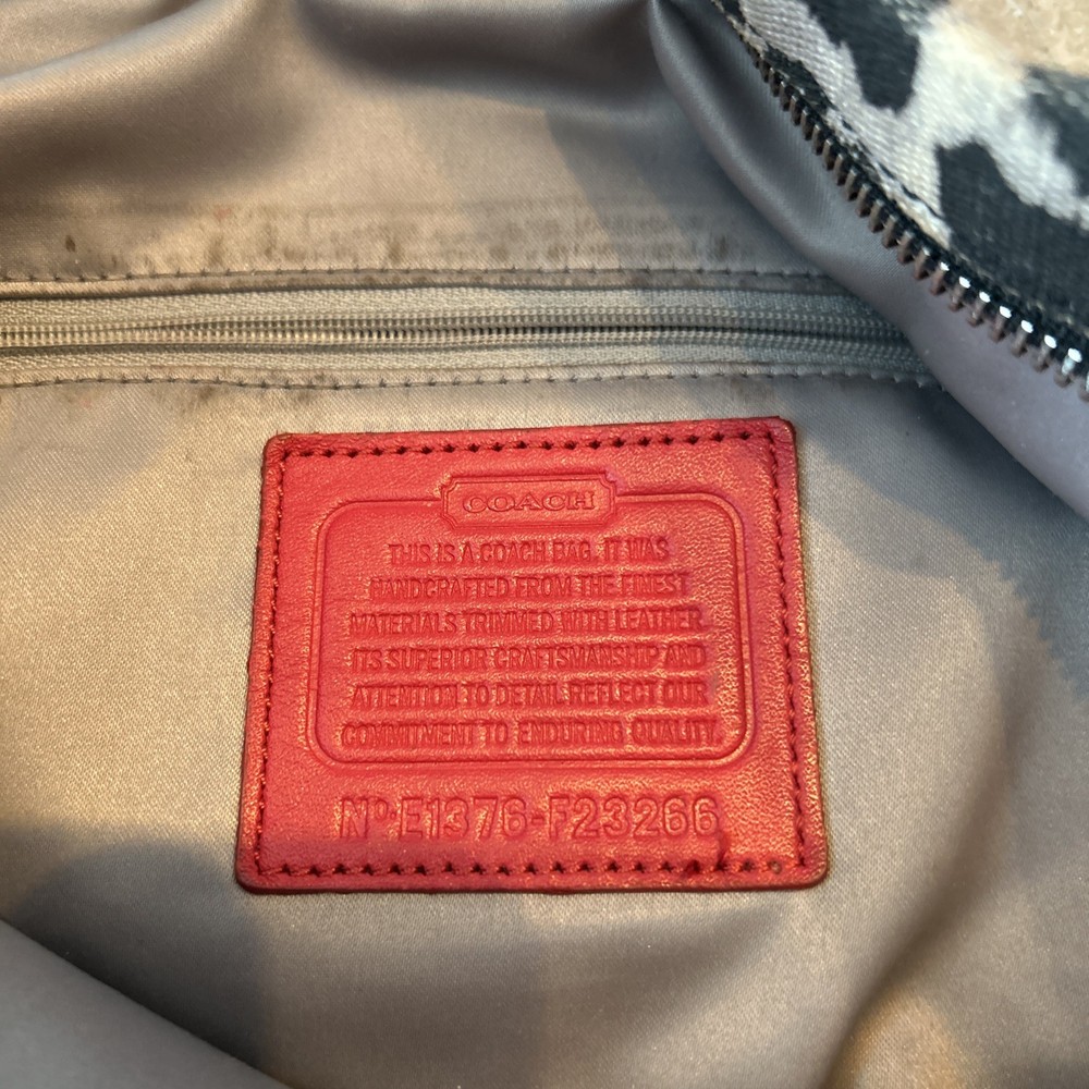 Coach Purse Red chia print