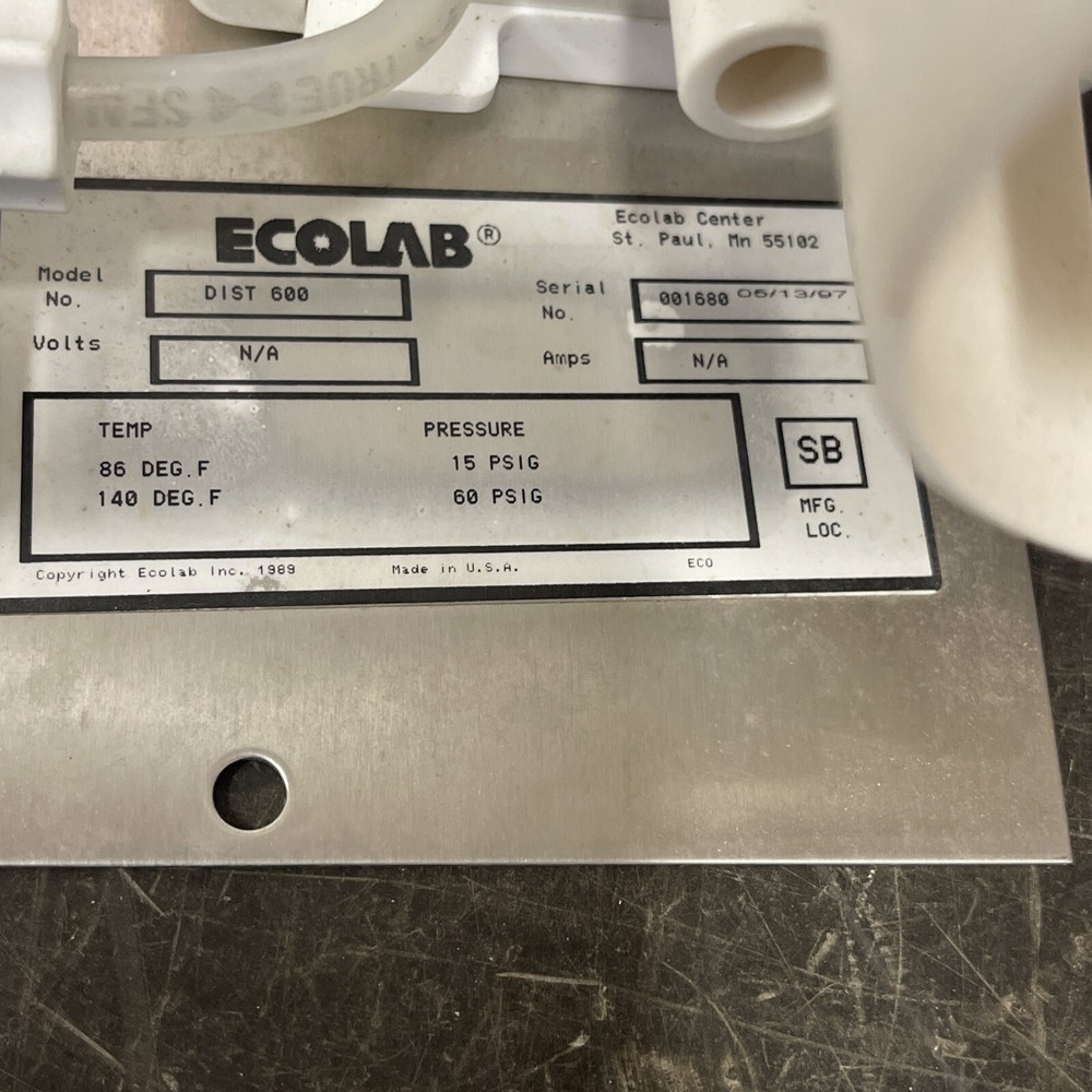ECOLAB ECO-CLEAN DISTRIBUTOR 600