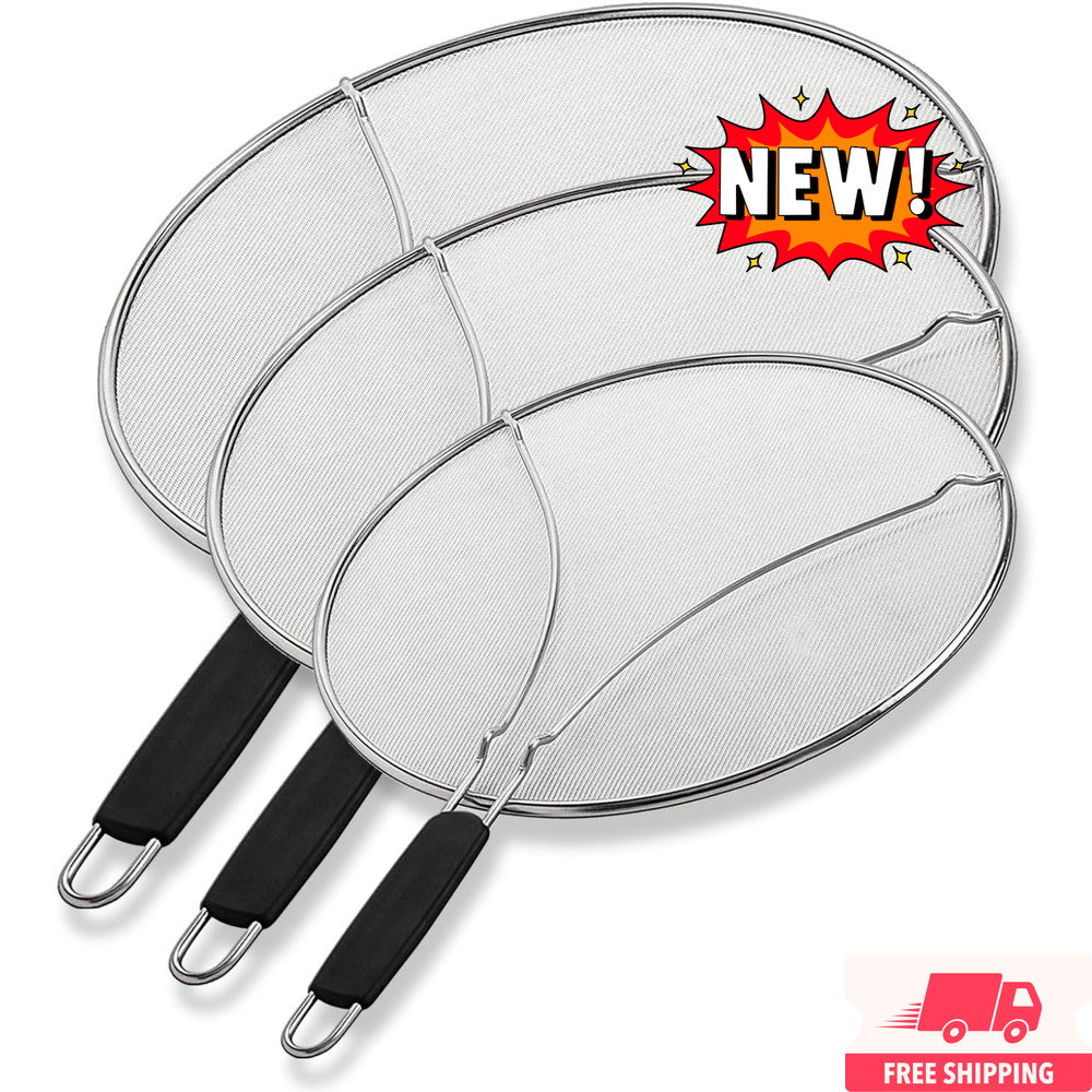 Protector contra salpicaduras para sartén - Protector contra salpicaduras de gra