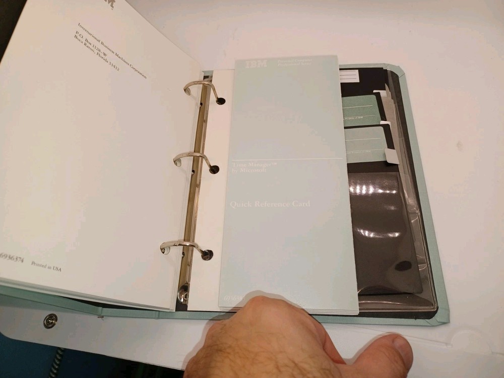 Vintage IBM Personal Computer Software Hardware Library Lot Floppy 1st Ed
