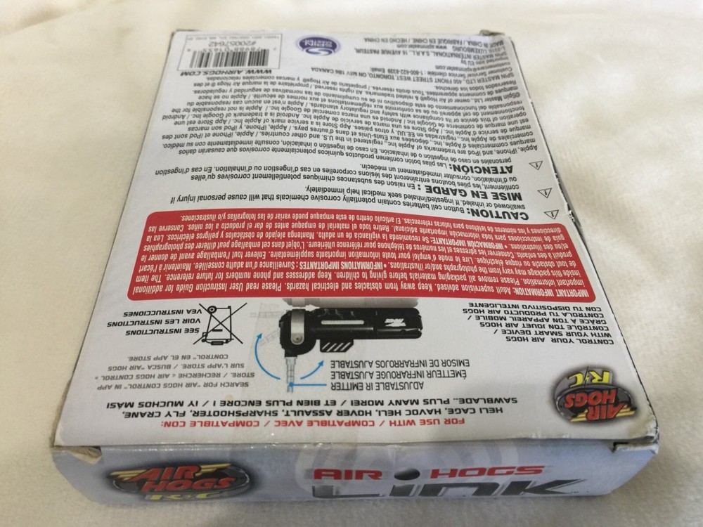 Air Hogs Link Remote Control Transmitter iOS Android Device RC Havoc Heli Cage