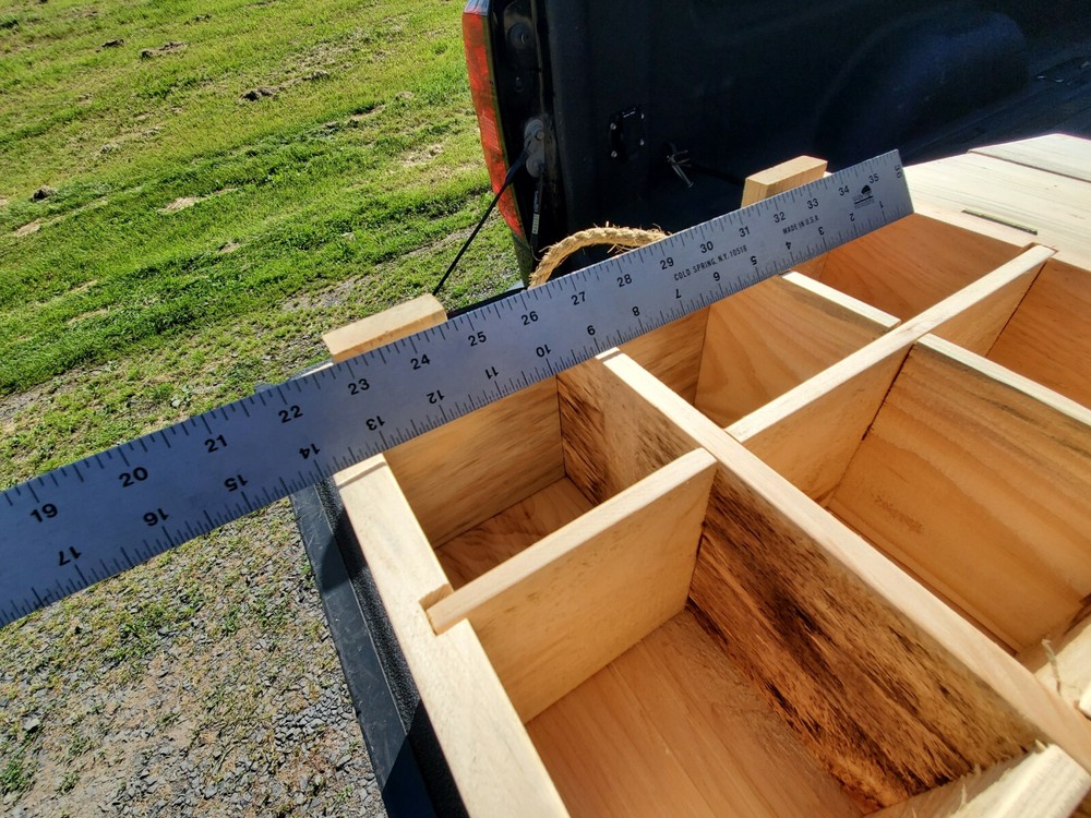 Plain Storage/Ammo Box With Rope Handle and Latching Hasp/Catch