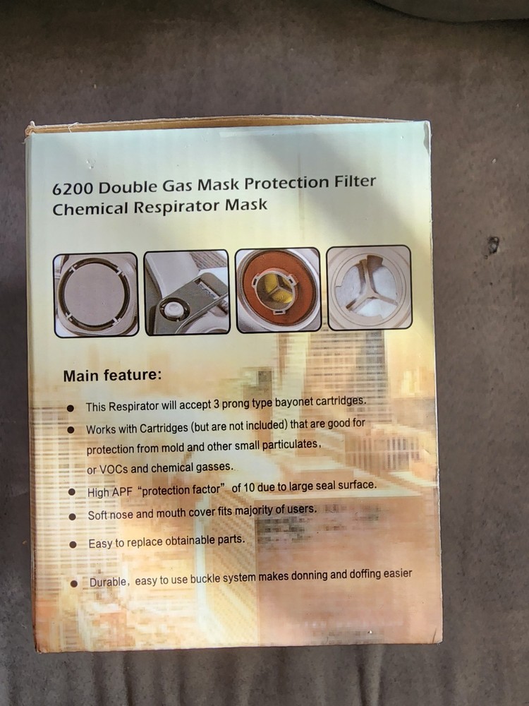 6200 double gas mask