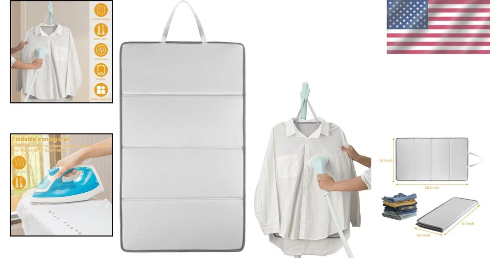 Clothes Steamer Board Hanging Ironing Pad Multi-Function Ironing Mat