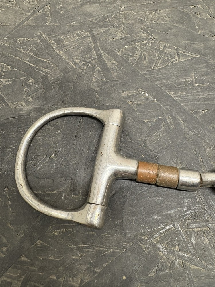 D-ring Jointed Snaffle Bit With Cooper Rollers