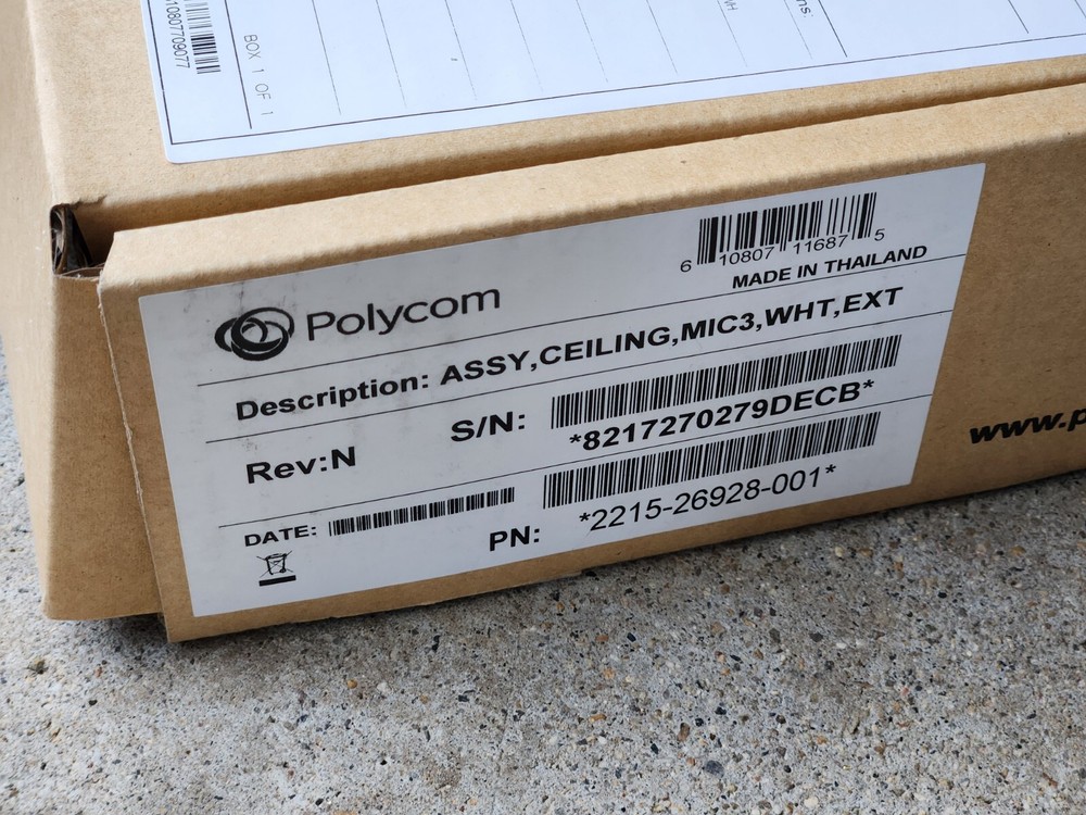 Polycom HDX Ceiling Microphone Array 2215-26928-001