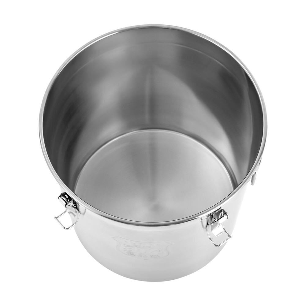 80 Lbs. Capacity Rice Dispenser Grain Storage Container, White