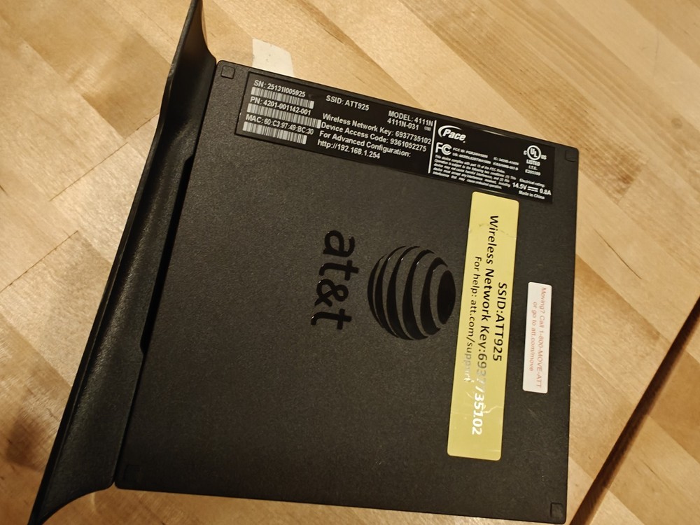 AT&T 4111N DSL Gateway