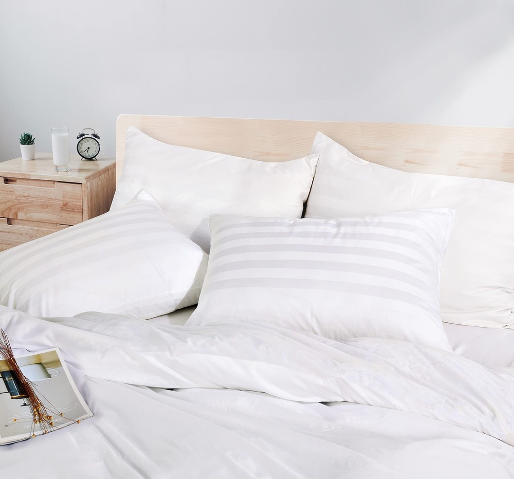 Pillow Protector Standard Size 100% Egyptian Cotton Pillow Covers, 400 Thread...