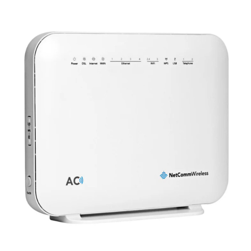 NETCOMM NF18ACV IEEE 802.11ac ADSL2+, VDSL2, Ethernet Modem/Wireless Router