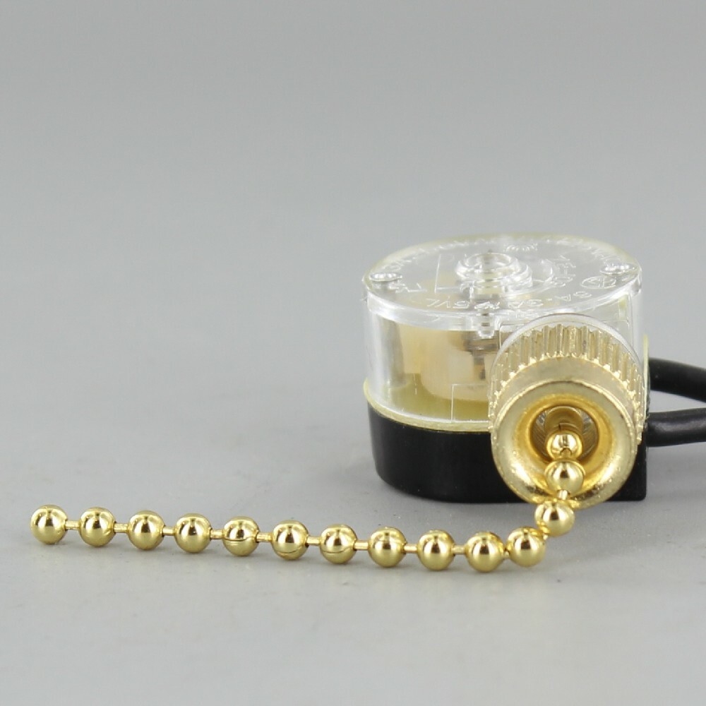 ZING EAR PULL CHAIN SWITCH FOR CANOPY OR CEILING FAN LIGHT NEW 30065J