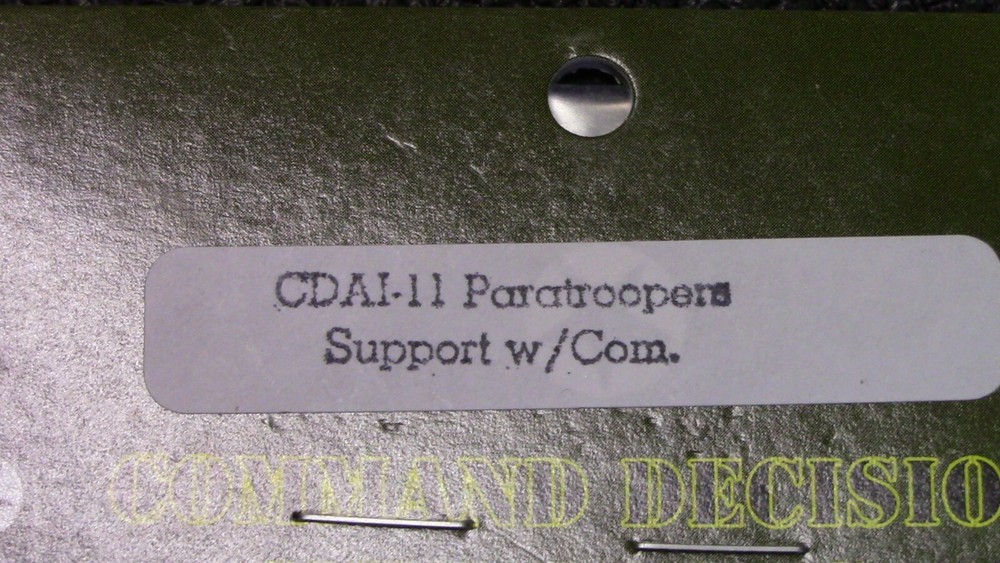 (WM) Old Glory Command Decision 15mm WW2 Paratroopers Support Wpns & CMD CDAI-11