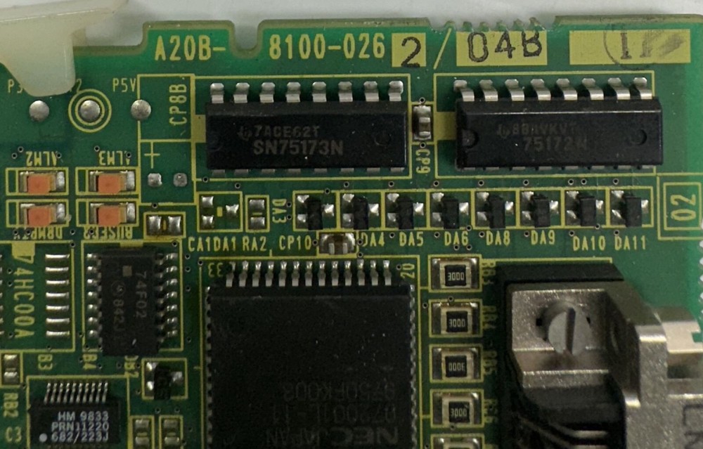 Fanuc A20B-8100-0262/04B PCB Circuit Board CNC Control Module