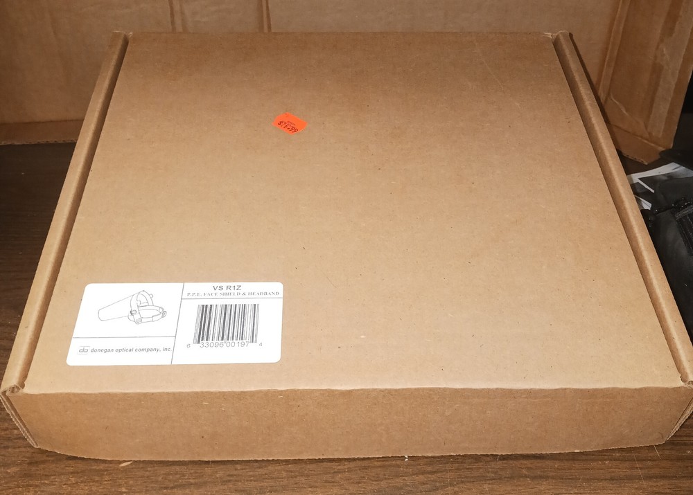 Donegan VS R1Z PPE Face Shield & Adjustable Headband **NEW IN BOX**