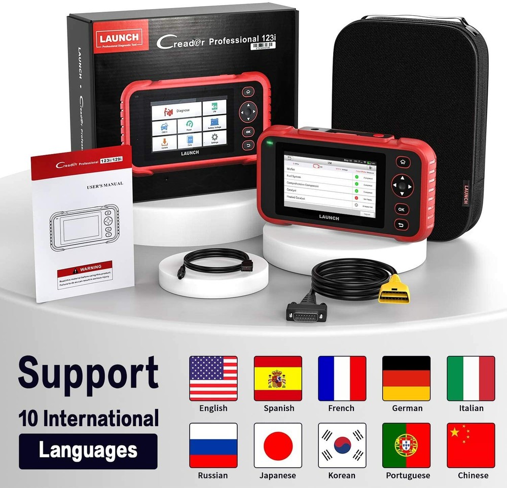 LAUNCH CRP129i OBD2 Scanner ABS SRS Car Diagnostic Tool TCM Engine Code Reader