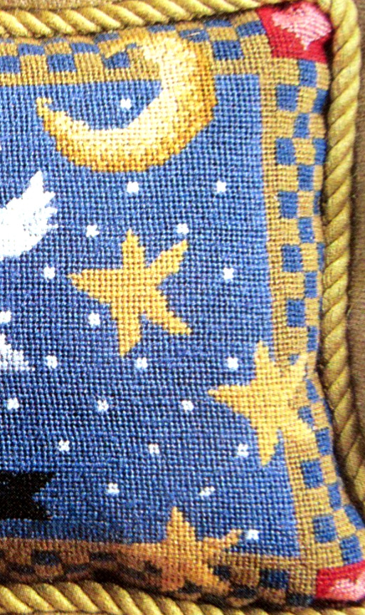 Flying Goose Weathervane Moon Stars Sun NEEDLEPOINT PATTERN